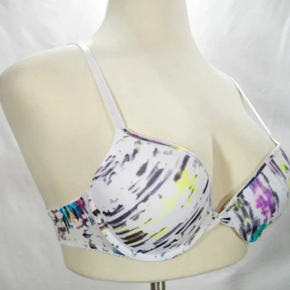 32C On Gossamer Mesh Bump It Up Push Up UW Bra Floral NWT - Picture 2 of 5